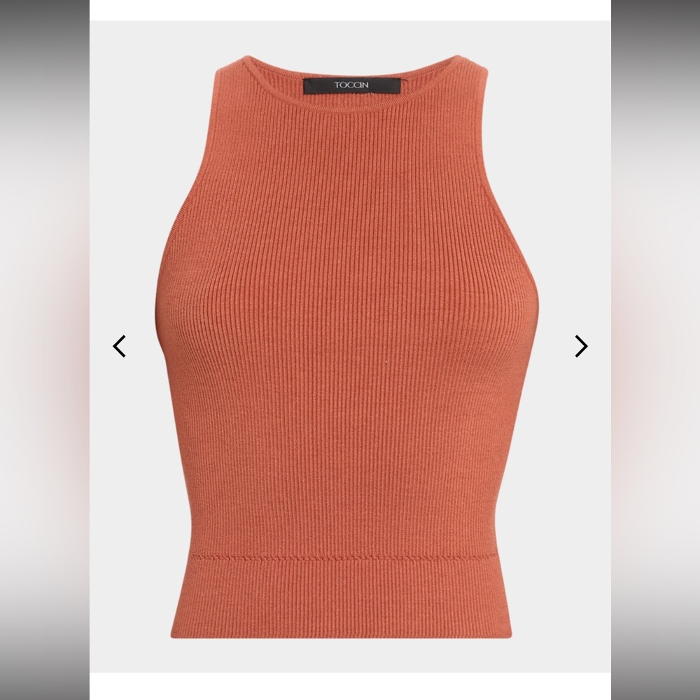 Avery Racerback Tank Top - Orange - Picture 2 of 10